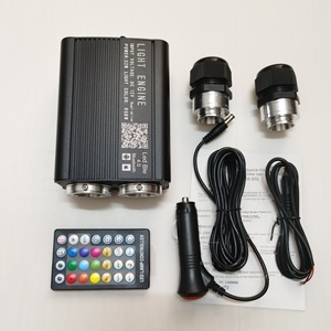 Lámpara LED de <span class=keywords><strong>fibra</strong></span> óptica intermitente de dos colores de dos canales, Control remoto, controles de aplicación de teléfono móvil, música, luz Led de <span class=keywords><strong>fibra</strong></span> óptica - Product Image 1