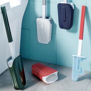 <span class=keywords><strong>Brosse</strong></span> de <span class=keywords><strong>toilette</strong></span> en forme de <span class=keywords><strong>cactus</strong></span> GU, en plastique et silicone, pour le nettoyage de la salle de bain, sans angle mort, avec support - Product Image 2