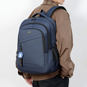 <b>Backpack</b> Male <b>Student</b> Lightweight Commuting Large Capacity <b>Backpack</b> Solid Color Simple Fashion Trendy Sports Outdoor Leisure Bag - Product Image 3