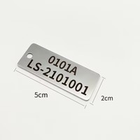 Etiquetas Metálicas Colgantes Personalizadas de Acero Inoxidable y Aluminio, Grabadas con Láser, Códigos QR, Códigos de Barras, Etiquetas de Ubicación