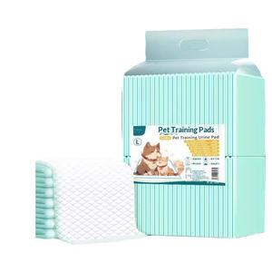 Coussinets absorbants pour chiots, couches pour animaux de compagnie, fournitures pour animaux de compagnie, apprentissage de la propreté, désodorisant, absorbant, épaissi, 100 pièces, coussinets jetables - Product Image 5