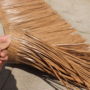 生态塑料草茅草屋面Chaume叶稻草屋面人工合成茅草屋面 - Product Image 5