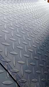 Q235B A36 ST37-2 lamiera d'acciaio laminata a caldo JIS Standard zincata a caldo a scacchi vecchia lamiera di acciaio - Product Image 3