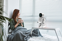 Robot de conversation IA, robot dansant, robot intelligent éducatif, robot parlant, suiveur de musique