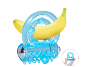 Anillo Vibrador para Pene con Bloqueo Retardante, Sensación Realista, Bajo Ruido, para Uso Adulto - Product Image 4