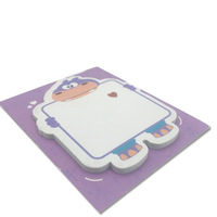 Adhésif en caoutchouc découpé sur mesure, simple face, pour cartable ou carnet de notes, avec forme irrégulière