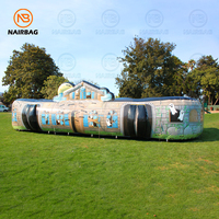 Grande salle d'évasion mobile gonflable Divertissement pour Halloween Fête gonflable Evnet Maison hantée géante labyrinthe