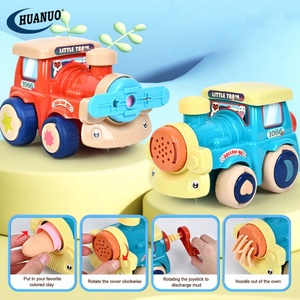 2024 enfants semblant Simulation jouer pâte jouets <span class=keywords><strong>3</strong></span> <span class=keywords><strong>en</strong></span> <span class=keywords><strong>1</strong></span> luxe 62 pièces Train Machine nouilles ensemble bricolage couleur <span class=keywords><strong>argile</strong></span> Kits d'outils avec boîte - Product Image 4