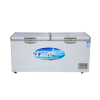 Congélateur horizontal à porte simple de 350 litres, congélateur commercial en acier inoxydable adapté aux restaurants et aux hôtels