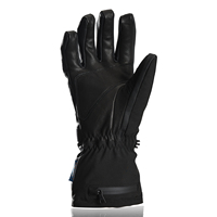 Gants chauffants électriques rechargeables Dr.Warm 7.4v 2200mah, gants chauffants d'hiver imperméables pour le ski, en cuir
