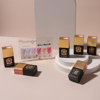 Ensemble de vernis à ongles en gel UV transparent rose vif à séchage rapide de la marque Badaga, vernis à ongles à haute pigmentation longue durée, fournitures pour ongles