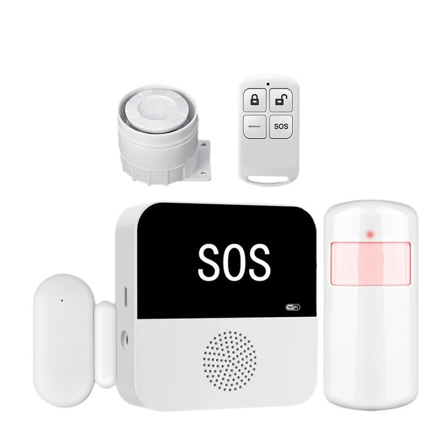 Graffiti Smart Wireless Elderly Pager WIFI SOS Emergency Button Living Alone Care Remote Notification Customizable