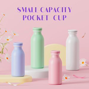 Japanese Style Insulated Water Bottle For Women Macaron Color Stainless Steel Vacuum Flask Travel Outdoor Home Office Use - Product Image 3