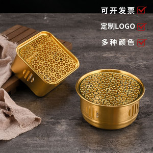 Stainless Steel <b>Tea</b> Warmer Round Candle Heated Base For Outdoor Use Fruit Herbal <b>Tea</b> - Product Image 4