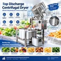 Essoreuse centrifuge de qualité alimentaire SUS304 pour salades et légumes, avec panier de déchargement, équipement commercial pour cuisines et usines alimentaires