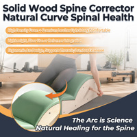 Correcteur de posture ajustable en bois d'érable Formfit pour studio de Pilates, étireur lombaire et dorsal commercial, portable pour la scoliose et la correction de la posture corporelle