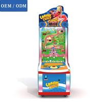 Nouvelle Machine de Jeu d'Arcade Électrique à Monnayeur, Personnalisable, en Métal, à Prix Abordable, avec Jackpot et Ticket de Rédemption, Modèle Coaster Crazy