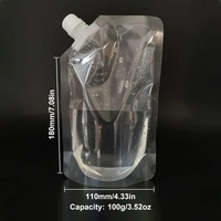 Pochette transparente de 1 litre pour liquides, emballage transparent pour bière, boissons, lait, gelée