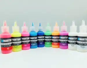 学校项目工艺DIY绘画深色油漆中的10种颜色发光