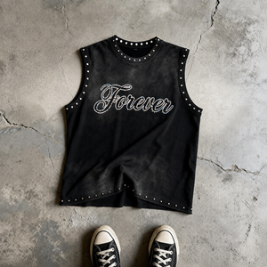 <span class=keywords><strong>Canotta</strong></span> da <span class=keywords><strong>Uomo</strong></span> Personalizzata <span class=keywords><strong>con</strong></span> Logo Stampato, 100% Cotone, Taglie Forti, Stile Streetwear Vintage, Lavaggio Acido, <span class=keywords><strong>con</strong></span> Strass, Senza Maniche - Product Image 1