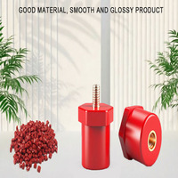 Colonne isolante hexagonale rouge de type vis JYZ, diamètre SB16 avec isolateur à tige, en résine époxy pour nouvelle énergie, vente en gros usine Chine