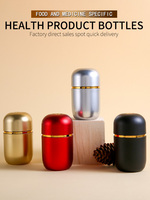 Capsules de luxe personnalisées PS Bullet Bouteilles pharmaceutiques Bouteille comme capsule Pot pour pilules vides