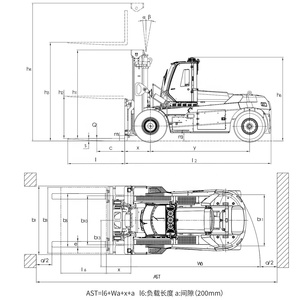 Carretilla elevadora eléctrica para montar CPD250 Carretilla elevadora de batería de servicio pesado Centro de carga de 1200mm con configuraciones opcionales para uso industrial - Product Image 6