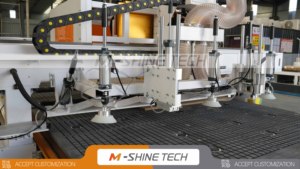 Machine de découpe automatique de bois, <span class=keywords><strong>scie</strong></span> à panneaux CNC <span class=keywords><strong>pour</strong></span> le dimensionnement des panneaux MDF avec système d'alimentation de précision, usine chinoise - Product Image 5