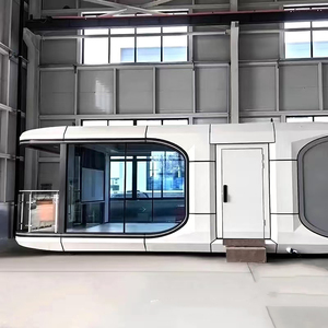 Casa de contenedores prefabricada portátil de moda Cápsula de espacio móvil económica para uso de hotel de centro comercial de oficina - Product Image 1