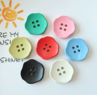 Accessoires de bricolage fabriqués à la main à bas prix boutons ronds en résine multi-tailles pour la couture et la peinture manuelle Mini Style