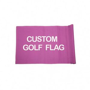 Drapeaux de golf miniatures personnalisés, imprimés avec logo, en tissu de haute qualité, à prix abordable - Product Image 1