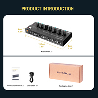 STABCL M-600 Prix Usine Table de Mixage Audio Stéréo Numérique Amplifiée 6 Canaux Anti-Bruit Guangdong pour Usage Domestique