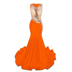 Женское пикантное платье с кружевным вырезом - Product Image 1