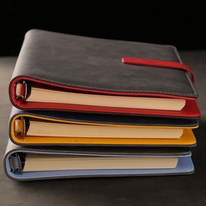 Exquisita Libreta de Hojas Sueltas A5/B5 con Cubierta de Cuero PU, Agenda de Oficina, Planificador con Encuadernación en Espiral y Cierre Magnético - Product Image 2