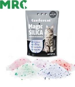 Lettiera per Gatti in Gel di Silice Cristallino OEM |   Qualità Premium, Alta Assorbenza |   Formula Senza Polvere per Gatti Sensibili - Product Image 1