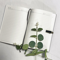Agenda d'affaires personnalisé, journal élégant, vente en gros, agenda en cuir PU relié rigide A5, carnet de notes, coffret cadeau avec logo