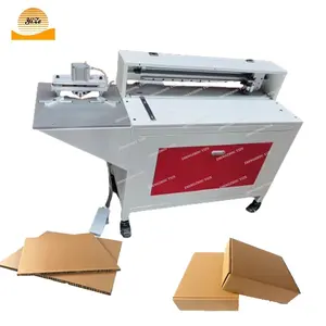 Máquina de corte de papelão em forma de V, máquina para fazer caixas rígidas automáticas de MDF, caixa de papel em forma de V