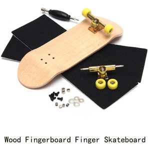 Mini <span class=keywords><strong>Skateboard</strong></span> et Vélos en Bois Tech Deck avec Logo Personnalisé Petits Jouets pour Garçons et Filles - Product Image 3