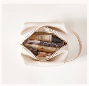 2023 большая женская косметичка на заказ, органайзер, косметичка из искусственной кожи, водонепроницаемая косметичка на молнии, дорожная косметичка - Product Image 6