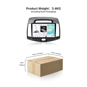 วิทยุติดรถยนต์ Youducar ระบบแอนดรอยด์ ขนาด 9 นิ้ว พร้อมเครื่องเล่น DVD ระบบนำทาง สำหรับรถยนต์ฮุนได เอลันตร้า <span class=keywords><strong>XD</strong></span> / HD ปี 2004-2012, หน้าจอ 2K, รองรับ CarPlay - Product Image 3