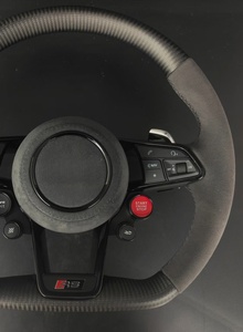 <span class=keywords><strong>Volant</strong></span> en cuir mat, fibre de carbone et daim pour Audi A8 RS3 RS4 A3-A7 Q3-Q7 <span class=keywords><strong>S</strong></span> <span class=keywords><strong>Line</strong></span> avec palettes de changement de vitesse - Product Image 6