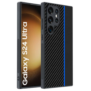 Funda de lujo a prueba de golpes con textura de cuero de fibra de carbono, fundas ultrafinas para <span class=keywords><strong>Samsung</strong></span> <span class=keywords><strong>Galaxy</strong></span> S24 Plus S24 Ultra s23 <span class=keywords><strong>S22</strong></span> - Product Image 6