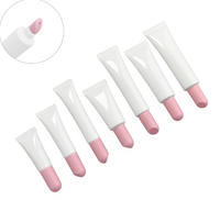 Tubes souples vides roses de 8 ml, 10 ml, 15 ml, 20 ml pour gloss à lèvres, baume ou autres cosmétiques – Mini-contenants souples pour emballage cosmétique