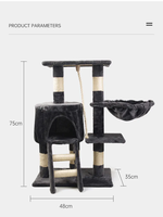 Haute qualité Sisal mignon maison pour animaux de compagnie intérieur griffoir chat grimpeur planche à gratter arbres chat tour