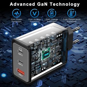 HYTO-<span class=keywords><strong>Cargador</strong></span> USB C de 3 puertos, fuente de alimentación de 65W, PPS, <span class=keywords><strong>cargador</strong></span> rápido, PD + QC, <span class=keywords><strong>para</strong></span> Samsung, <span class=keywords><strong>Mac</strong></span> Book, iPhone 16, 17 - Product Image 3