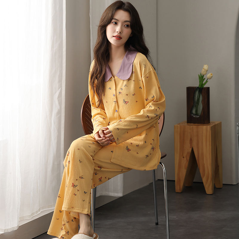 Shop Our Elegant Cotton Pajama Sets for Spring Autumn