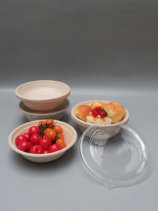 Oem phân hủy sinh học giấy tấm, dùng một lần nhôm lá giấy Bát compostable 750ml 800ml giấy kraft bát - Product Image 4