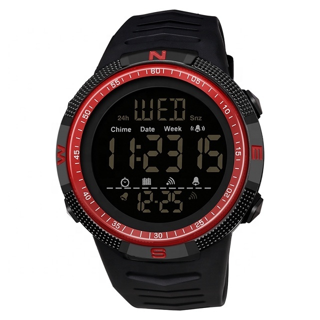 Fashion Sanda Digital Wristwatch Countdown Waterproof Mens Sports LED Watch