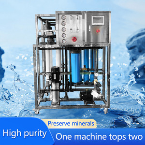 Système de traitement d'eau intégré JuJin à capacité personnalisable RO+2000L UF, pompe à commande PLC, taux de rejet de sel de 99,2 %, garantie 1 an - Product Image 5