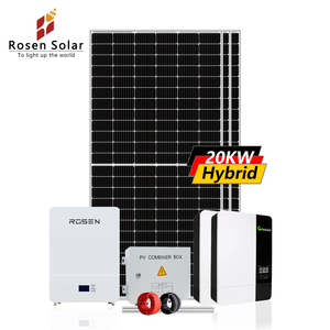 Sistema di energia solare ibrido Off Grid 20kW industriale con funzione collegata alla rete - Product Image 1